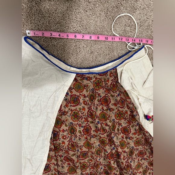 Pink white garba navratri festive traditional chaniya lehenga ghagra choli - Picture 11 of 12